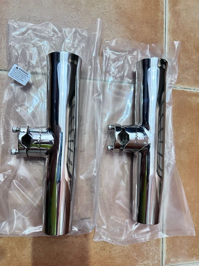 2 Cañeros acero inoxidable AISI 316 