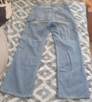 Pantalones vaqueros cargo | Azul