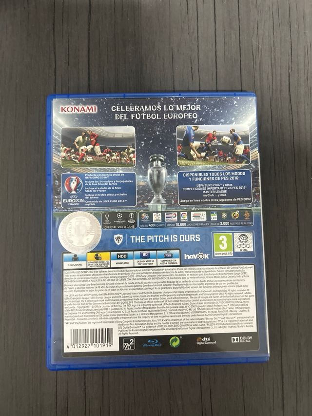 PES 2016 Eurocopa PS4 (PlayStation 4)
