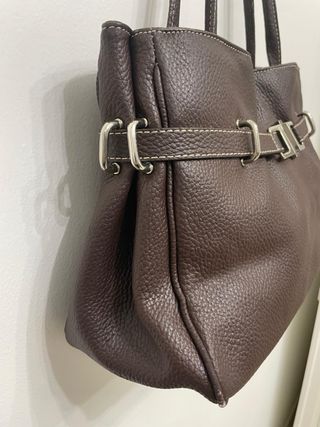 Borsa a spalla marrone elegante