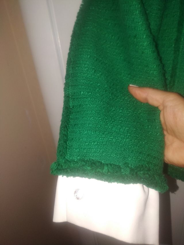 Chaqueta Zara verde - Talla S