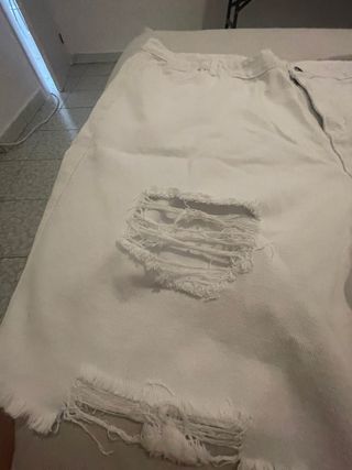 Pantalones rotos talla grande hombre