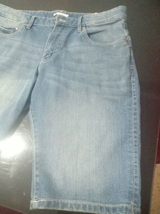 Shorts vaqueros hombre