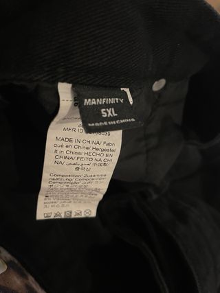 Pantalones rotos hombre talla grande