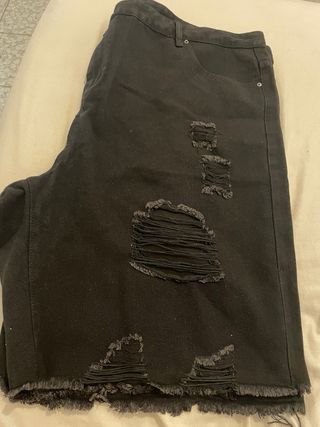 Pantalones rotos hombre talla grande