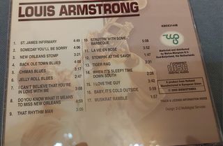 3 CDs Louis Armstrong . Recopilatorio