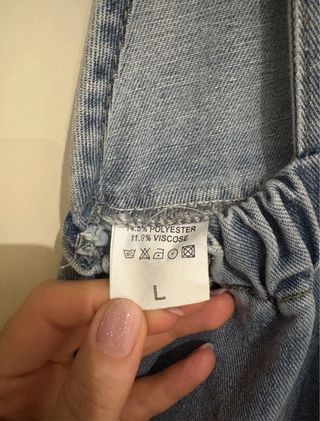 Vestito Jeans Lungo Tg L