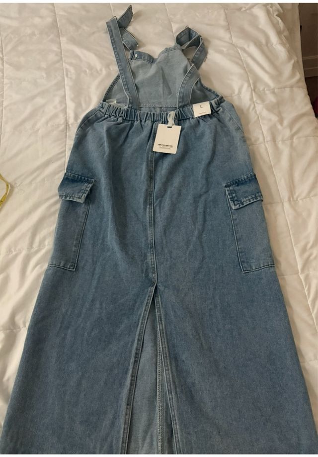 Vestito Jeans Lungo Tg L