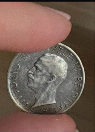 5 Lire Italia 1939 - Argento Vittorio Emanuele III