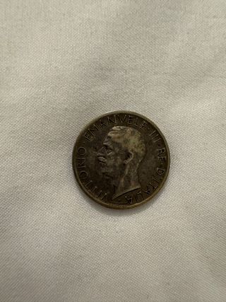 5 Lire Italia 1939 - Argento Vittorio Emanuele III