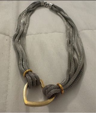 Collana e Bracciale Nomination cuore oro argento