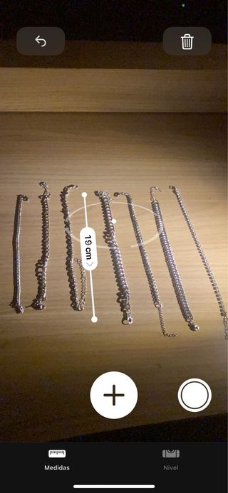 Pulseras cubanas plata - 7 unidades