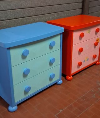 Cassettiere Ikea colorate (2) 40€ l'una 