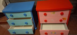 Cassettiere Ikea colorate (2) 40€ l'una 