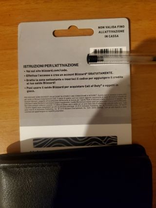 Gift Card Blizzard 20€ (Call of Duty PC) a 15€