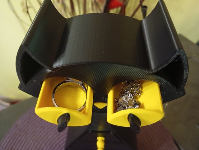 Joyero Gato - Negro/Amarillo