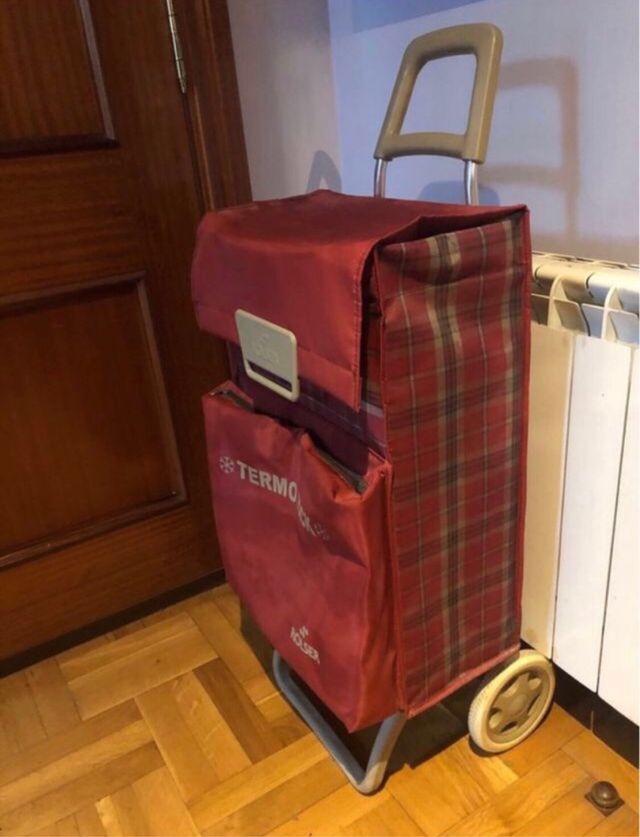 CARRO COMPRA Rolser 50L GRANATE