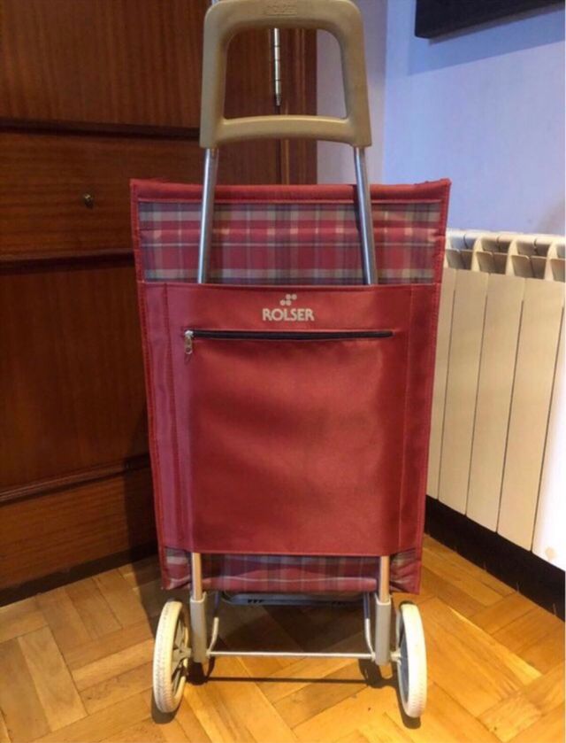 CARRO COMPRA Rolser 50L GRANATE