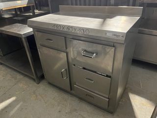 Mesa acero inoxidable 110x60x100