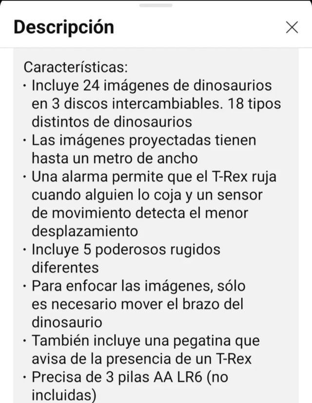 Proyector Dinosaurios T-Rex
