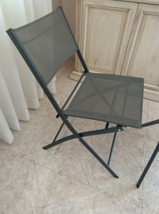 Set tavolino con 2 sedie caffè lounge nero