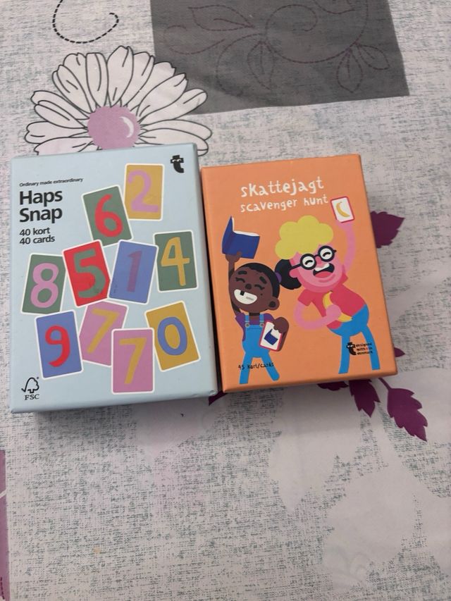 Giochi carte: Haps Snap & Skattejakt