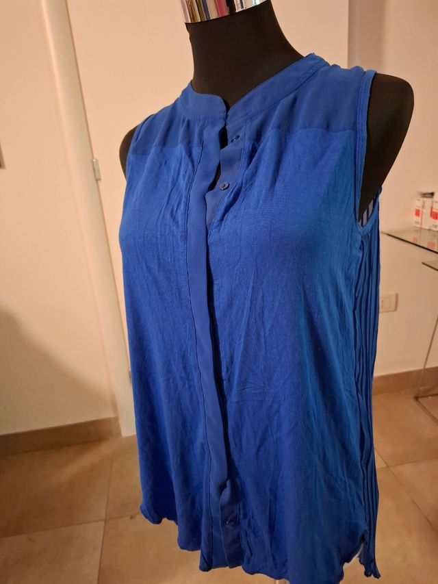 Blusa estiva blu