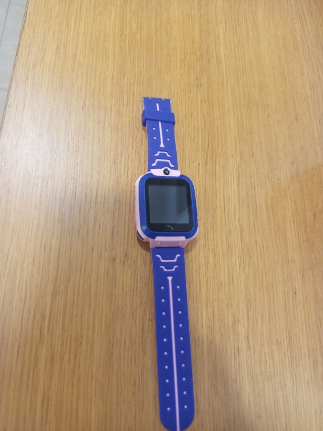 Reloj inteligente infantil rosa y azul