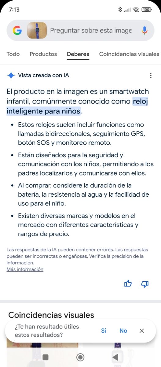 Reloj inteligente infantil rosa y azul