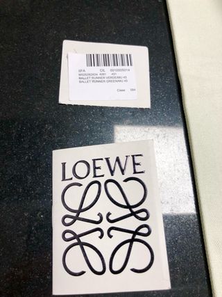 Zapatillas Loewe verde oliva