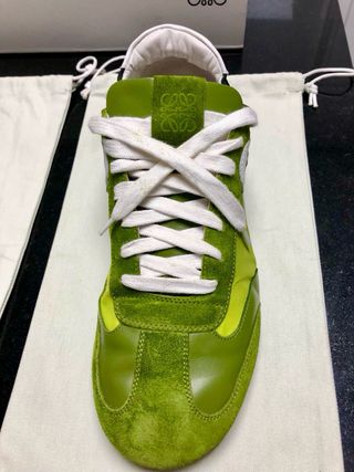 Zapatillas Loewe verde oliva