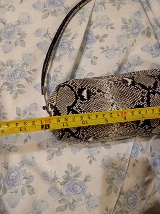 Borsa a tracolla pitonata
