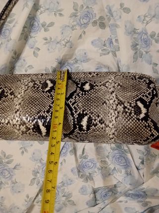 Borsa a tracolla pitonata