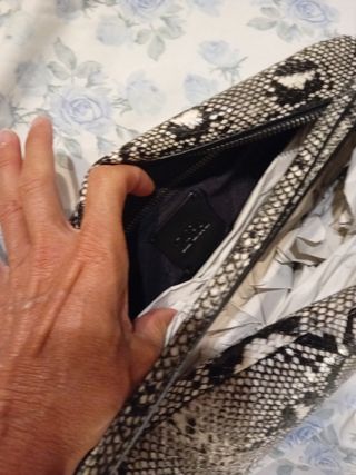 Borsa a tracolla pitonata