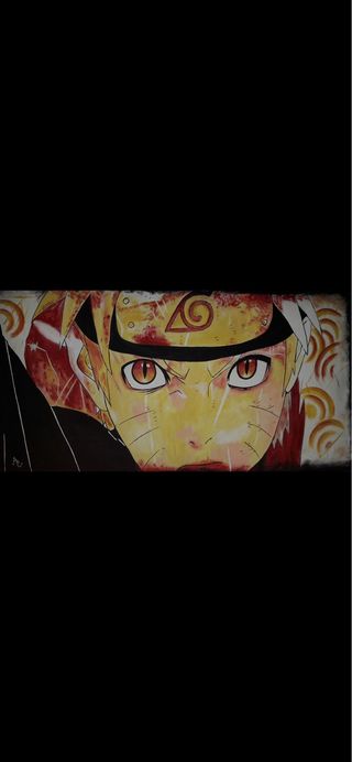 Quadro Naruto - acrilico40x80