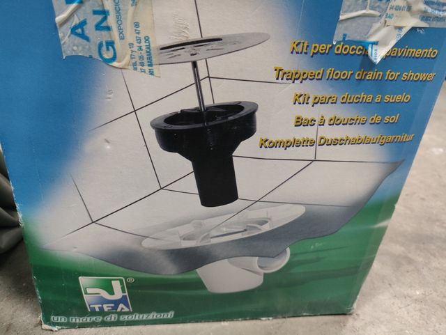 Kit desagüe ducha TEA 1200x1800