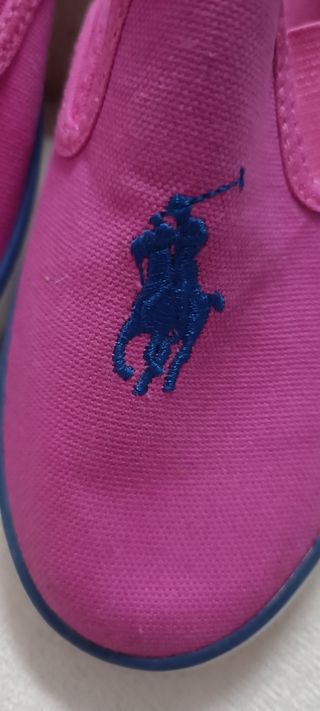 Mocassini Ralph Lauren bimba n.32 fucsia 