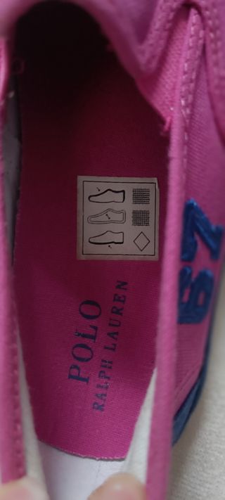 Mocassini Ralph Lauren bimba n.32 fucsia 