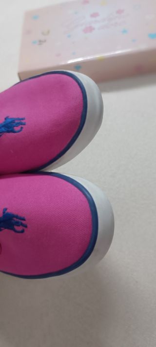 Mocassini Ralph Lauren bimba n.32 fucsia 