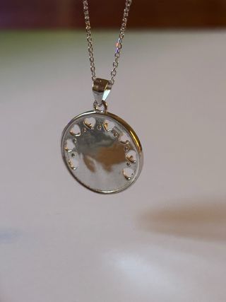 Collar Virgen Pilar plata 935
