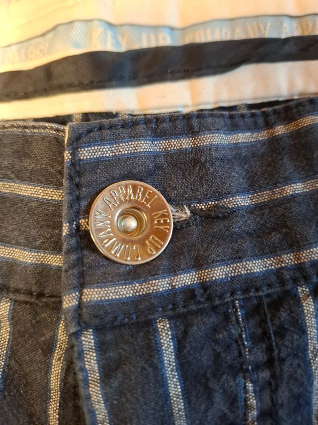 Pantaloncini Key Up a righe uomo 48-50