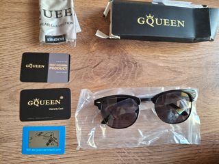 GQUEEN Gafas de Sol Hombre Mujer Polarizadas Clasi