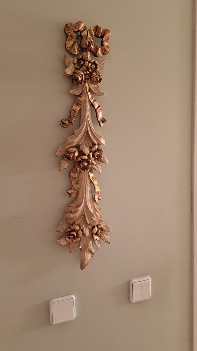 Apliques pared - Cornucopias pintadas a mano 