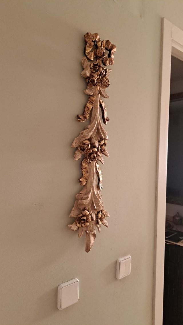 Apliques pared - Cornucopias pintadas a mano 