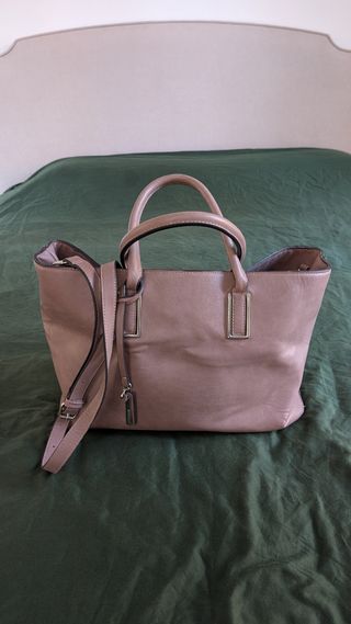 Bolso grande portátil Parfois marrón