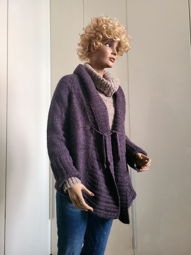 Soprabito Cardigan Lilla