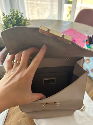 Bolso Furla rosa clarito piel - Auténtico