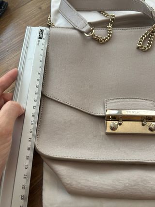 Bolso Furla rosa clarito piel - Auténtico