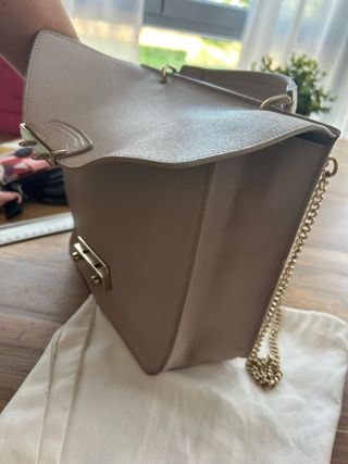Bolso Furla rosa clarito piel - Auténtico
