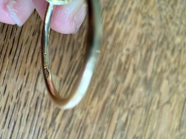 Anello oro 585 acquamarina